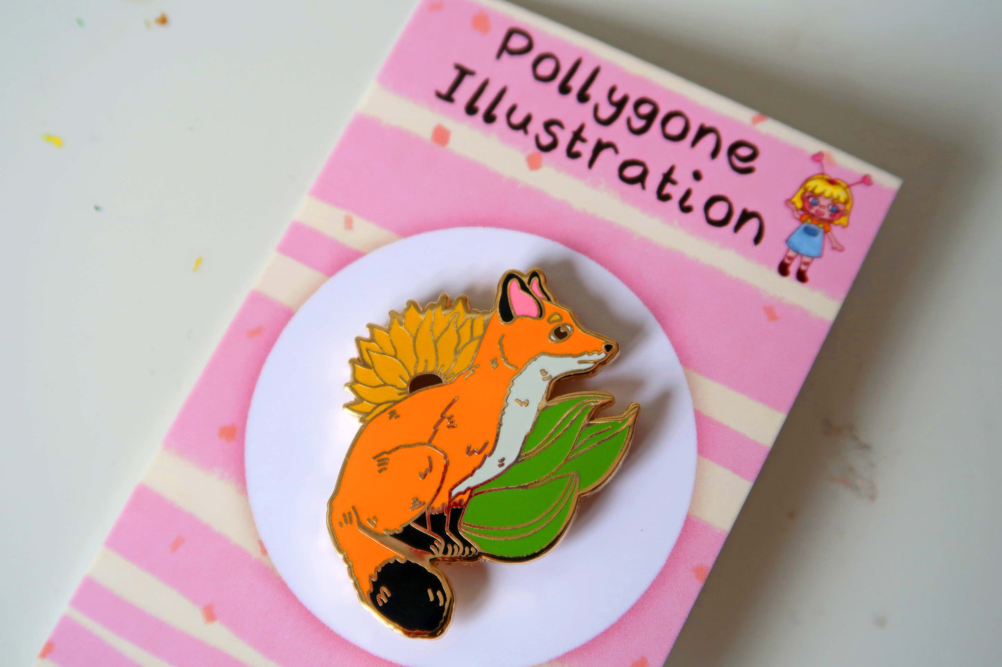 Fox Enamel Pin