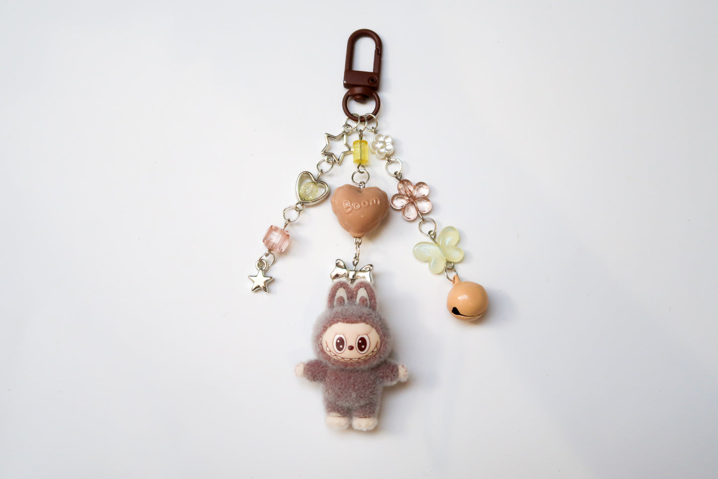 Labubu Boom Beaded Keyring