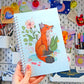 A5 Fox Notebook w/ Lined Paper