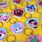 Animal Crossing New Horizons Amiibo Heart Keyrings
