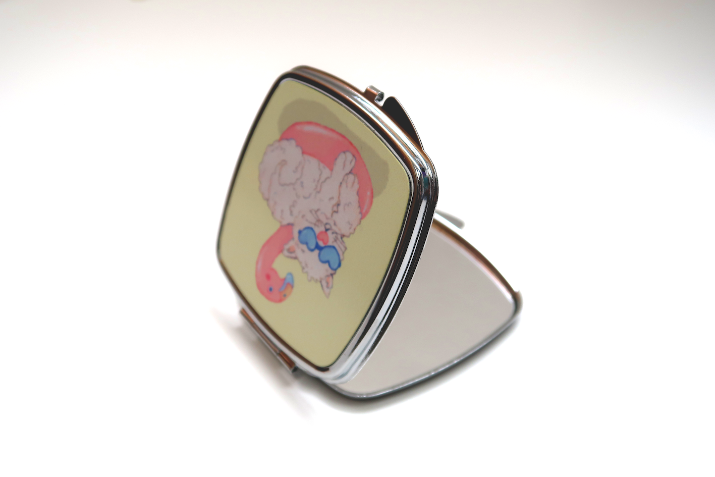 Summer Kitties Make-up Bag and Mirror set