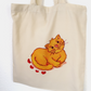 Orange Cat Tote Bag