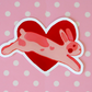 Bunny Love Vinyl Sticker