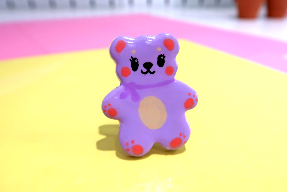 Purple Bear Badge