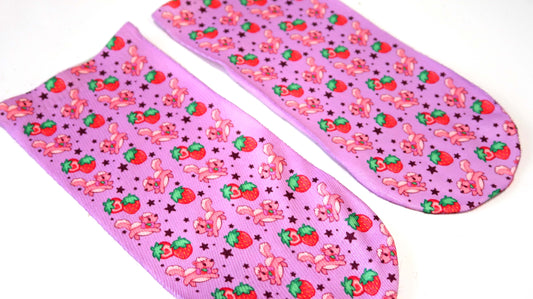 Strawberry Skunk Socks