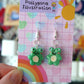 Kawaii Friends Dangly Earrings - Frog, Fox or Tiger