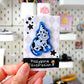 Clown Dog Acrylic Pin