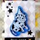 Clown Dog Acrylic Pin