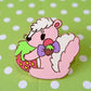 Strawberry Skunk Enamel Pin