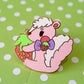 Strawberry Skunk Enamel Pin