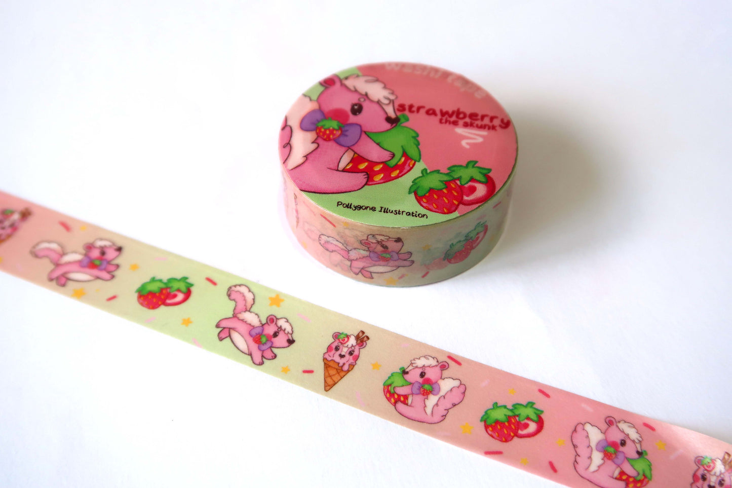 Strawberry Skunk Washi Tape