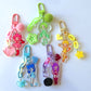 Tokyo Mew Mew glitter acrylic keyring w/ charms - Mew Mew Power