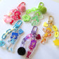 Tokyo Mew Mew glitter acrylic keyring w/ charms - Mew Mew Power