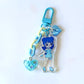 Tokyo Mew Mew glitter acrylic keyring w/ charms - Mew Mew Power