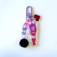 Tokyo Mew Mew glitter acrylic keyring w/ charms - Mew Mew Power