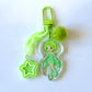 Tokyo Mew Mew glitter acrylic keyring w/ charms - Mew Mew Power