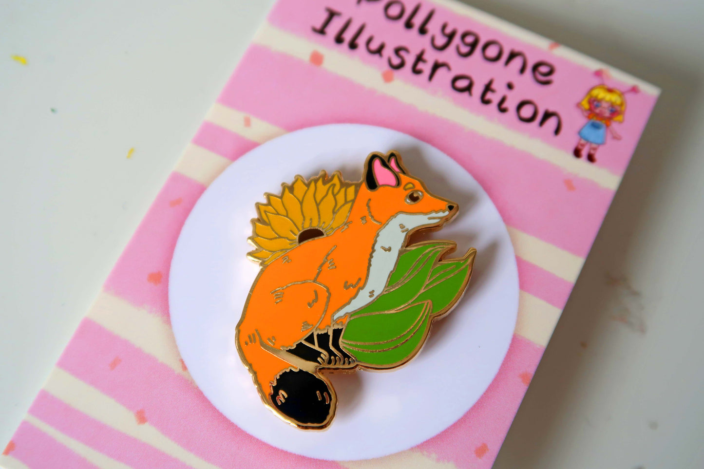 Fox Enamel Pin