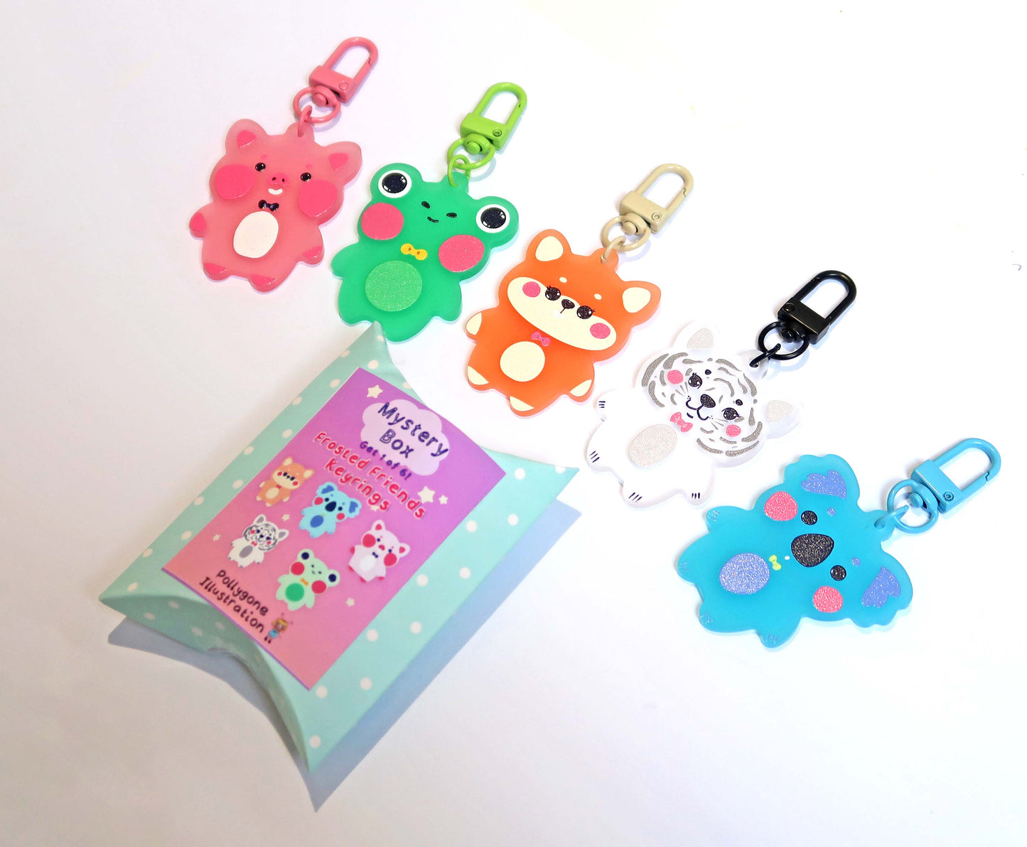 Frosted Friends Mystery Box Keyring Surprise
