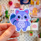 Purple Raccoon Sticker