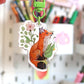 Fox Acrylic Keyring