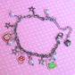 Cottage Core Acrylic Charm Bracelet