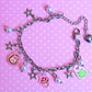 Cottage Core Acrylic Charm Bracelet