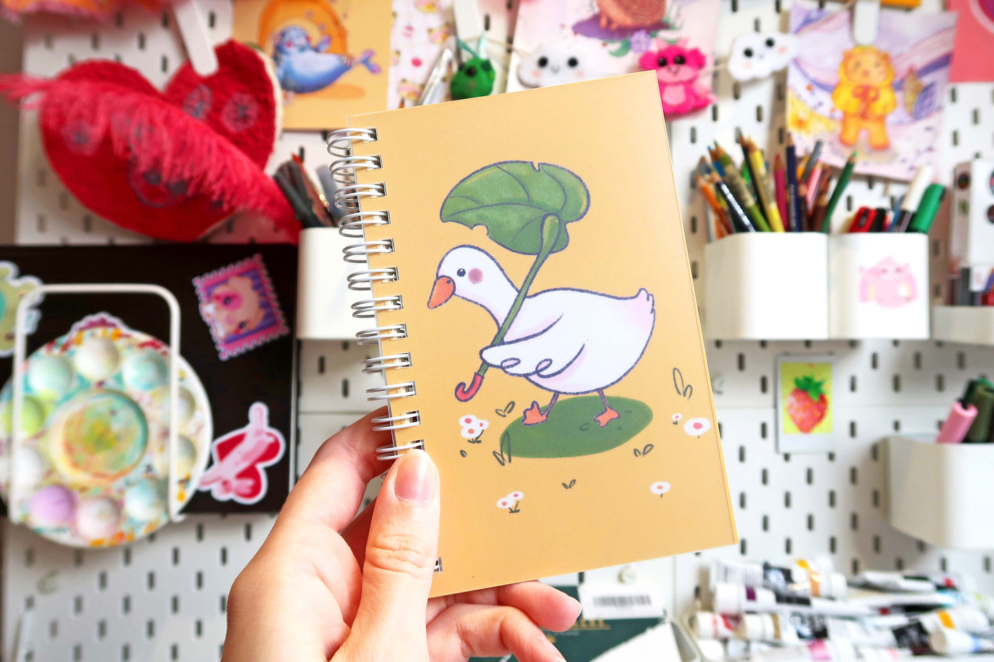 A6 Duck Notebook w/ Blank Paper