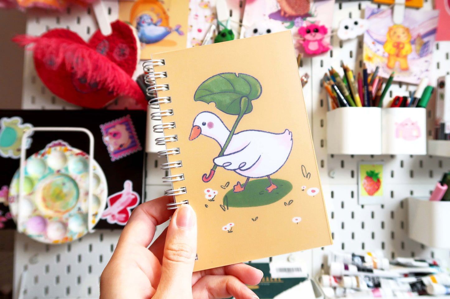 A6 Duck Notebook w/ Blank Paper