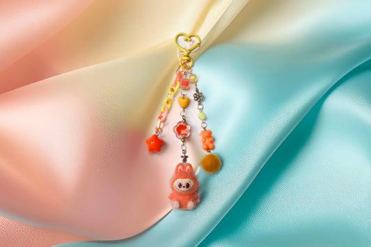 Labubu Tangy Beaded Keyring
