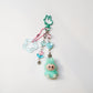 Labubu Cloud Beaded Keyring