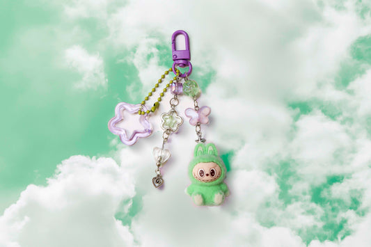 Labubu Bibi Beaded Keyring