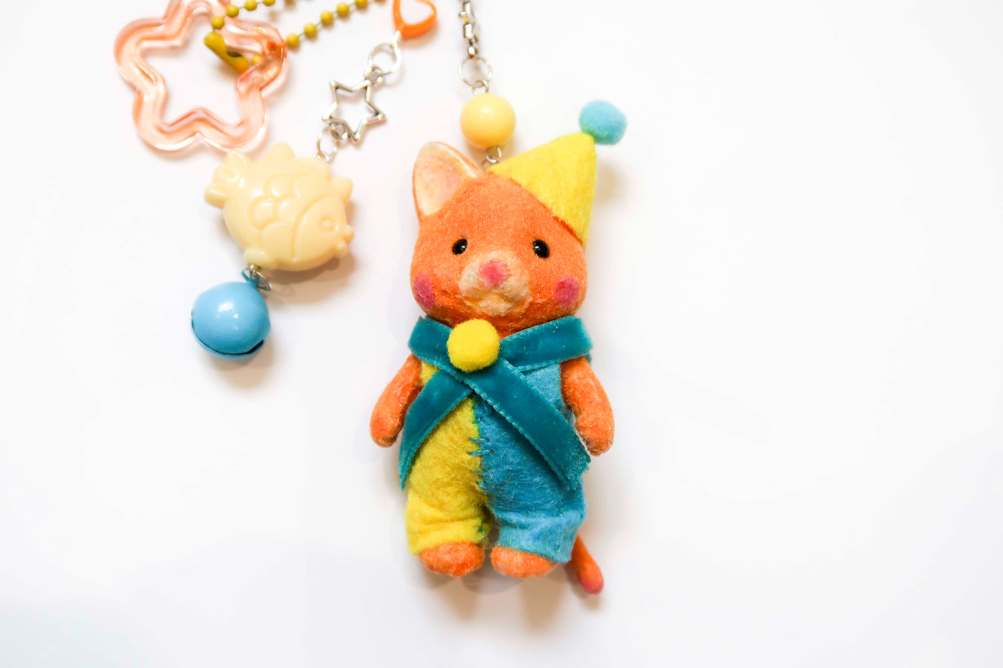 Orange Clown Cat Child - Sylvanian Families Keyring