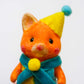 Orange Clown Cat Child - Sylvanian Families Keyring