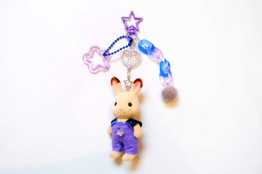 Chocolate Rabbit Child - Sylvanian Families Keyring