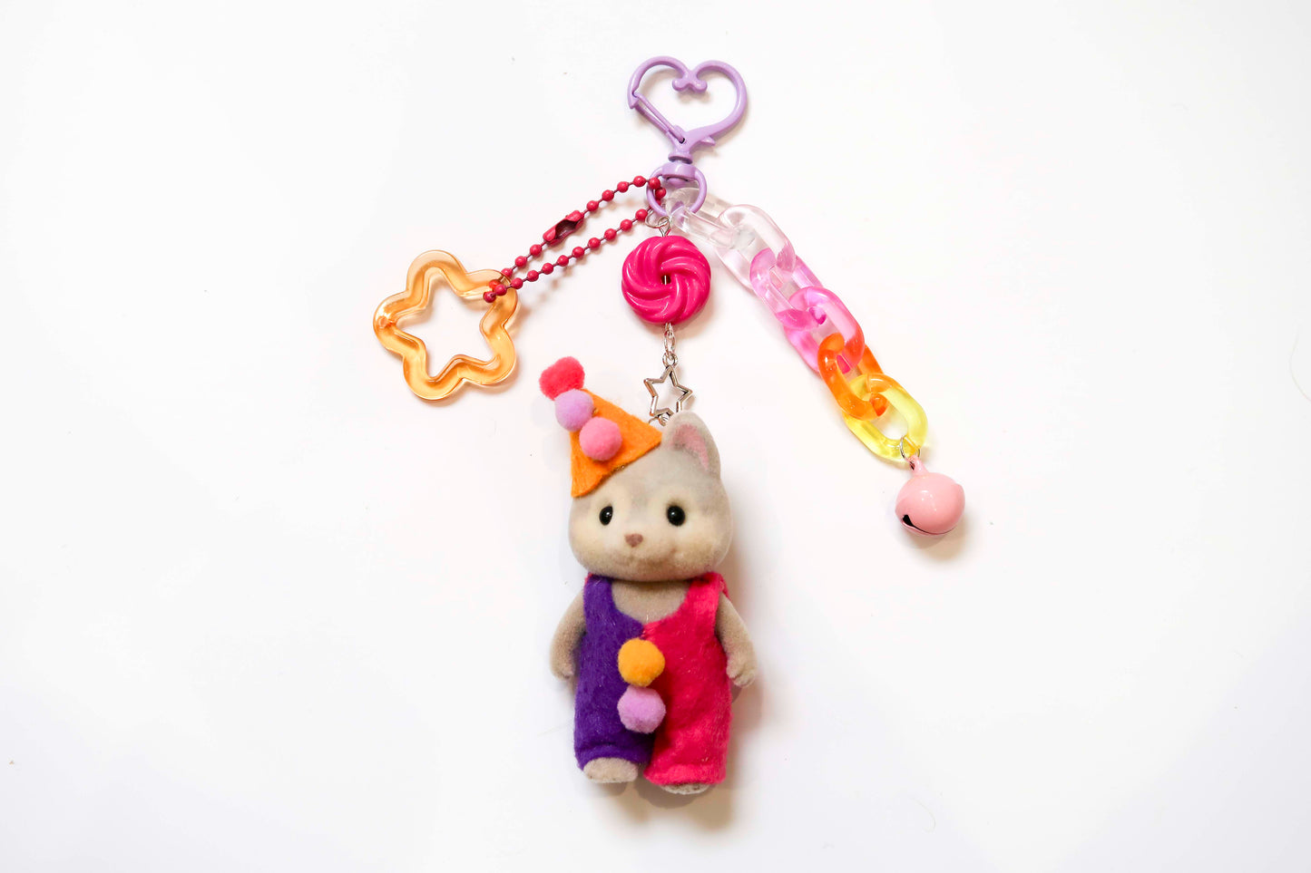 Clown Husky Dog Child - Sylvanian Families Keyring
