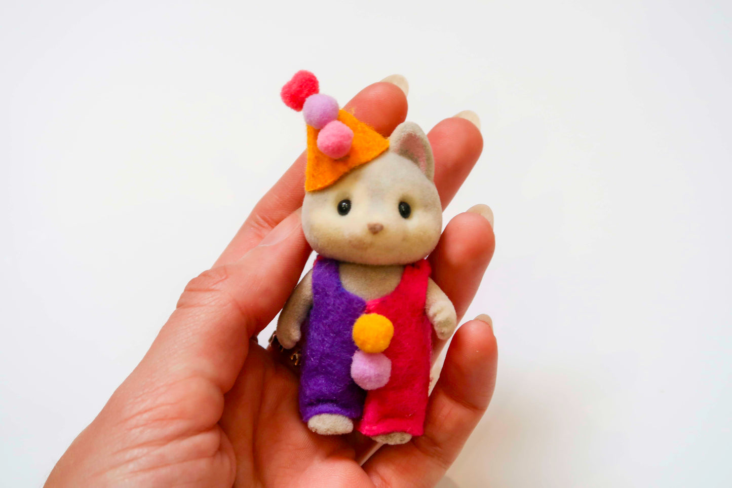 Clown Husky Dog Child - Sylvanian Families Keyring