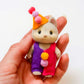 Clown Husky Dog Child - Sylvanian Families Keyring