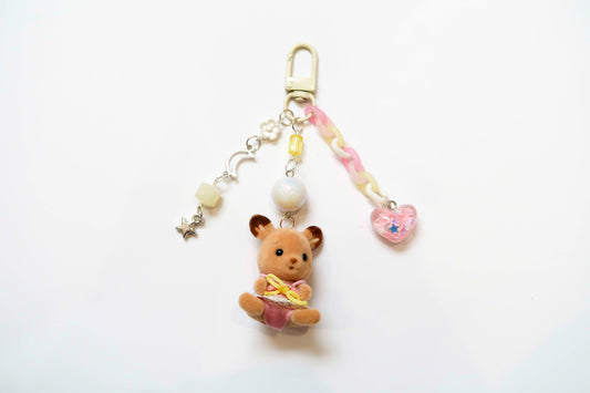Sitting Deer Baby - Sylvanian Families Keyring