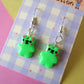 Kawaii Bear Dangly Earrings - CHOOSE FROM 8 COLOURS!