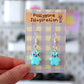 Kawaii Bear Dangly Earrings - CHOOSE FROM 8 COLOURS!