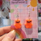 Kawaii Bear Dangly Earrings - CHOOSE FROM 8 COLOURS!