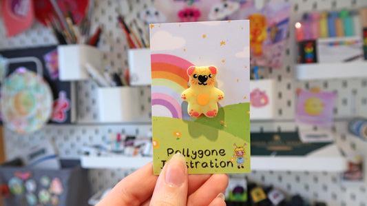 Yellow Bear Pin