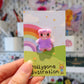 Pink & Purple Bear Pin