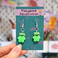 Kawaii Bear Dangly Earrings - CHOOSE FROM 8 COLOURS!