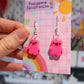 Kawaii Bear Dangly Earrings - CHOOSE FROM 8 COLOURS!