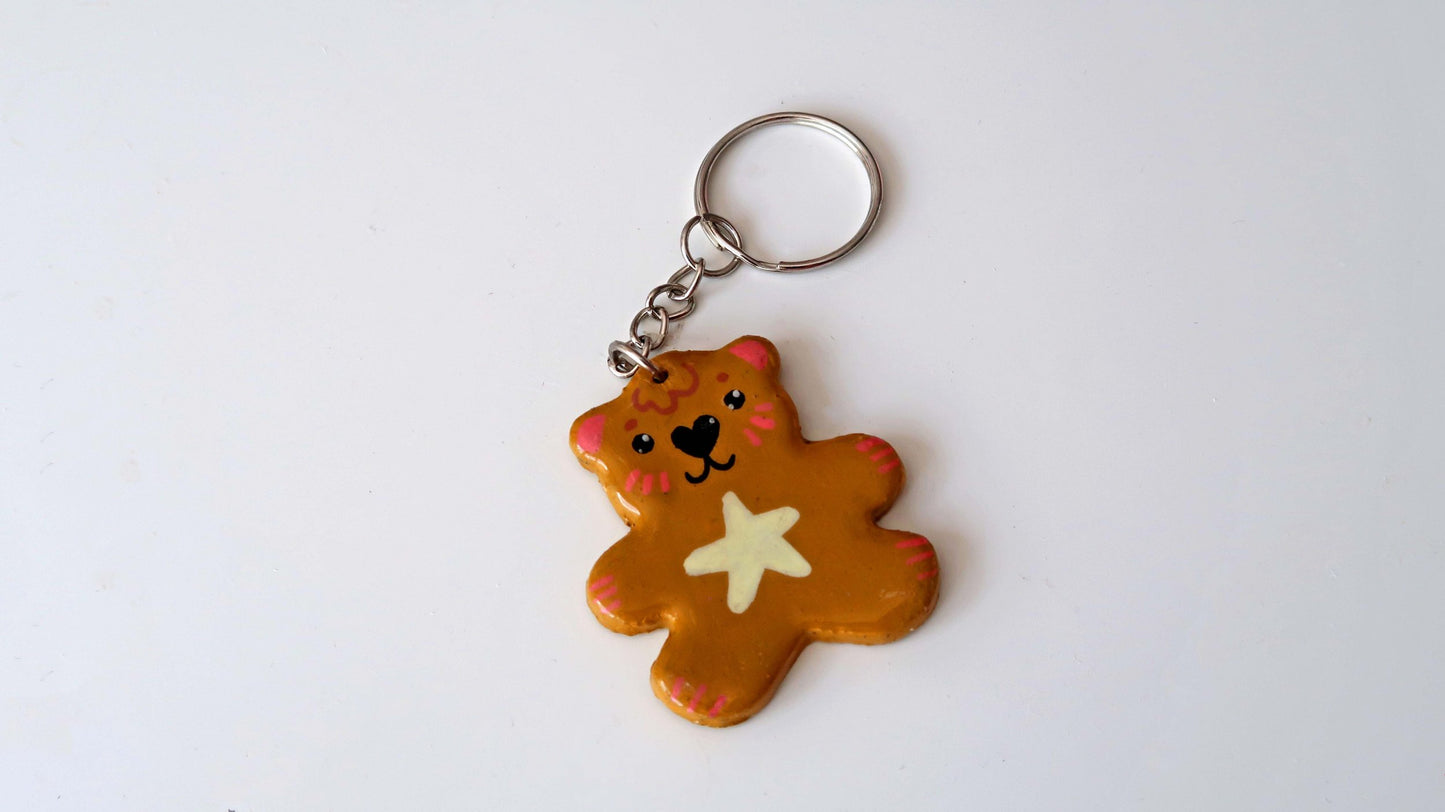 Star Bear Keyring