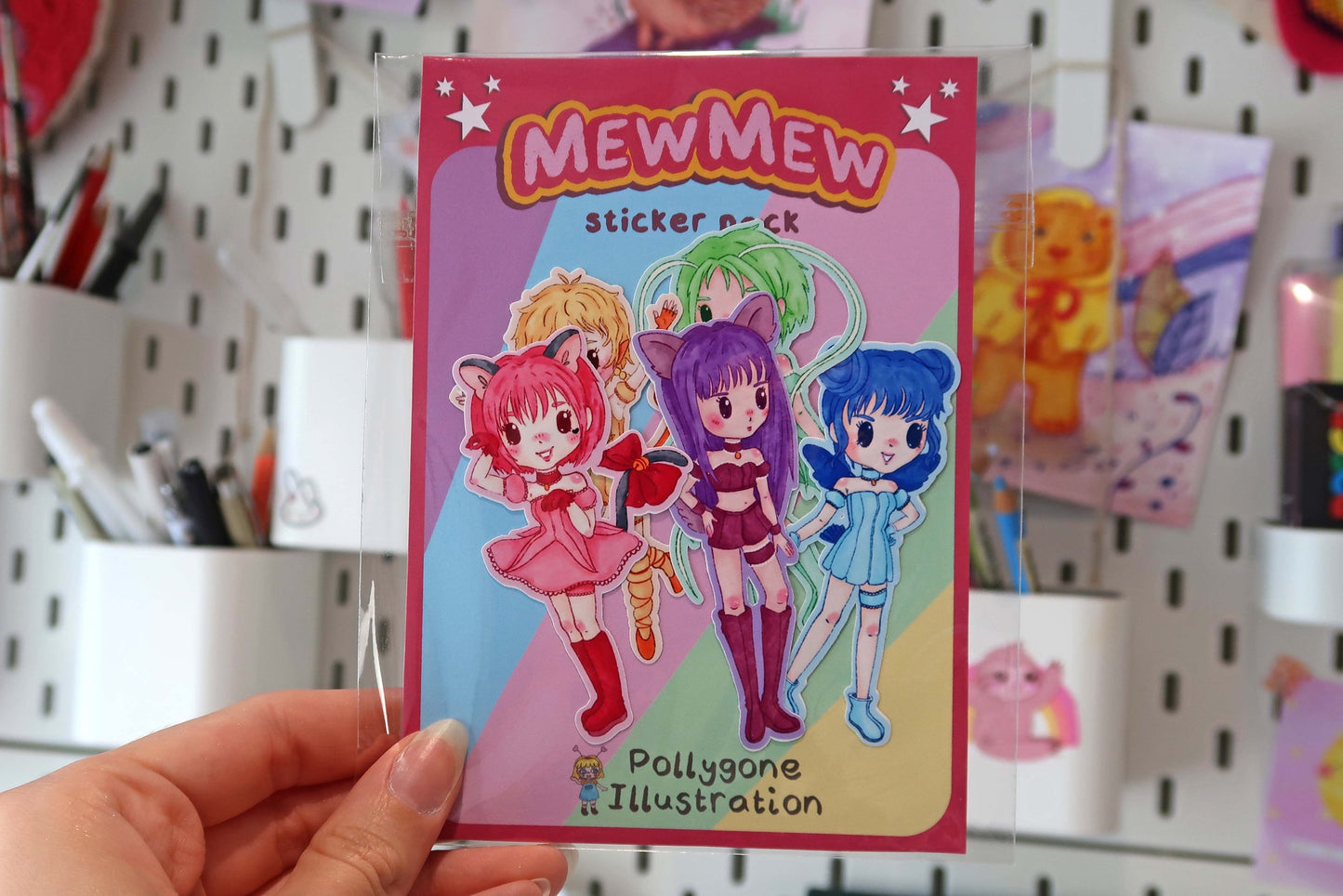 Mew Mew Power / Tokyo Mew Mew Vinyl Sticker Set (Pack of 5)