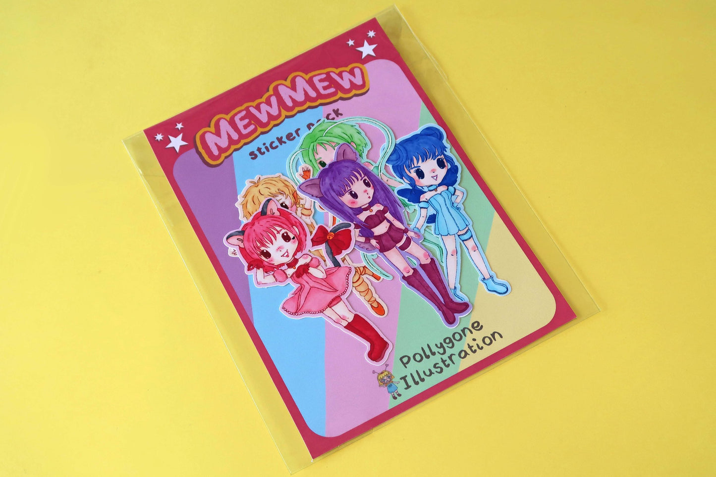 Mew Mew Power / Tokyo Mew Mew Vinyl Sticker Set (Pack of 5)