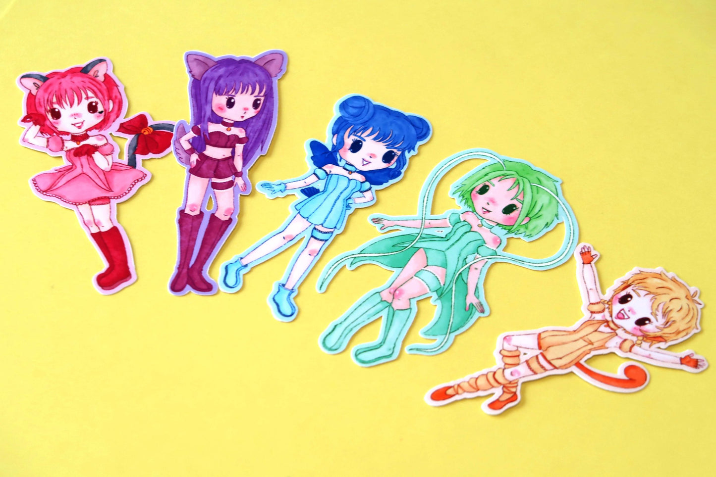 Mew Mew Power / Tokyo Mew Mew Vinyl Sticker Set (Pack of 5)