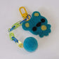 Felted Bear Keyring with Chain & Pom Pom Collection 3